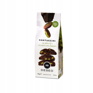 Toskánske koláče Cantuccini s pistáciovou čokoládou