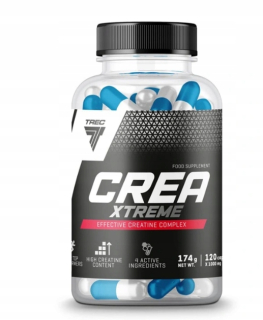 Kreatín - Trec CREA XTREME CREATINE STAK 120 kapsúl