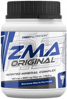 Testosterón - TREC ZMA Originál 120Kaps zink Horčík Vitamín B6