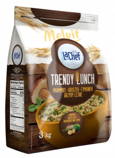 Trendy obed huby, hrášok 3kg Melvit La Chef