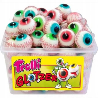 Trolls glotzer gélové oči 60ks 1128g z Nemecka