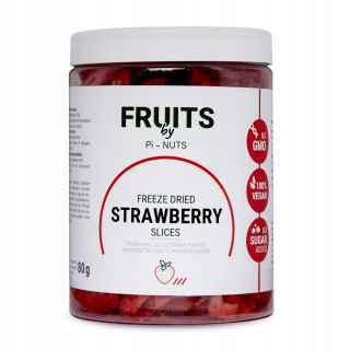 Sušené ovocie - Strawberry lif. Plátky veľkého sušeného obalu