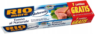 Tuniak Rio Mare Naturale 80 g x 4
