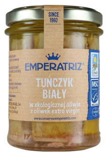 Filety z bieleho tuniaka na BIO extra panenskom olivovom oleji