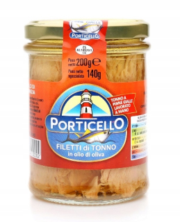 Filety z tuniaka na olivovom oleji PORTICELLO 190g