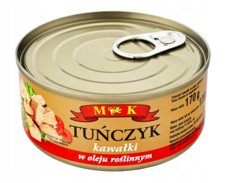 Kusy tuniakov v oleji 48x170g MK