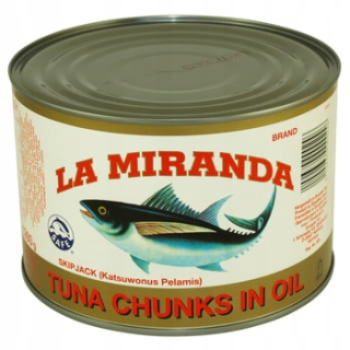 Kusy tuniaky v oleji La Miranda 1705 g