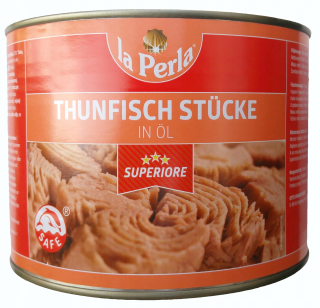 Kusy tuniakov v rastlinnom oleji 1705g La Perla
