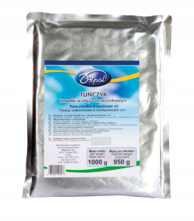 Kusy tuniakov v slnečnicovom oleji 1000g