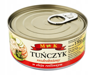 Tuniak nastrúhaný v oleji 48x170G MK