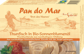 Tuniak v bio slnečnicovom oleji 120 g panvica na ma