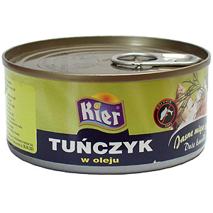 Tuniak na oleji - veľké kúsky 170g Srdcia 10 kusov