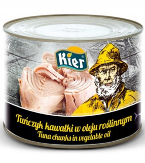 Tuniak v oleji Veľké kúsky 1715 / 1260g Kier