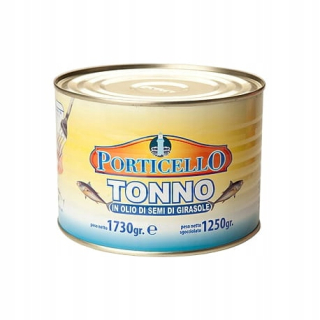 Tuniak v slnečnicovom oleji 1700g Portici