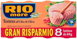 Tuniak v olivovom oleji Rio Mare z Talianska 8x80 g