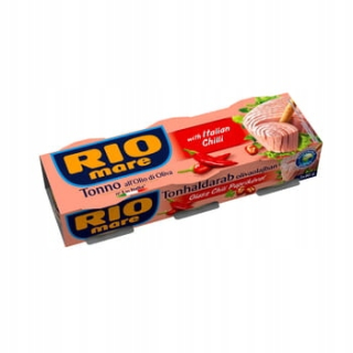 Tuniak na olivovom oleji s chilli papričkou 3x80g Ri