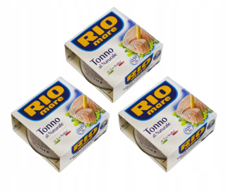 Tuniak vo vlastnej omáčke Rio Mare 160 g x 3 kusy