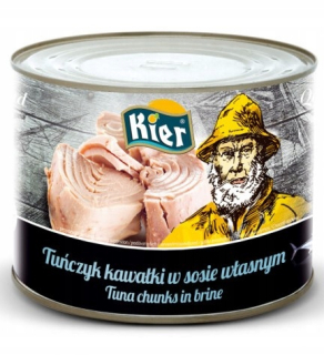 Tuniak vo vlastných kusoch omáčky 1715 / 1260g Kier