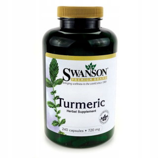 Turmeric Kurkuma 720mg 240 Swanson Tablety