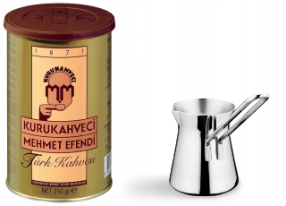 Káva mletá - Turecká káva tigzigelek + mehmet efendi 250g