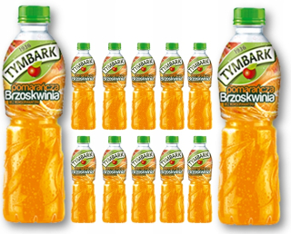 Tymbark 12 x 500 ml ORANŽOVÝ broskyňový nápoj