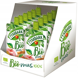 Tymbark Mus Bio Apple Peach Banana 12 x 100