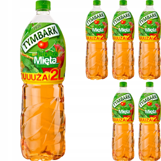 TYMBARK PRINT Apple Mint Veľká fľaša 6x 2L