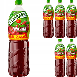 Tymbark Drink Apple Cherry Cherry Bottle 6x2l