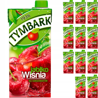 Tymbark pitie šťavy v kartóne Apple Cherry 12x1L
