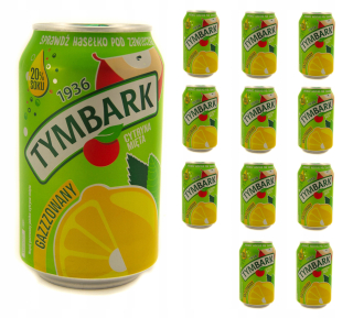 Tymbark Jablko-citrón-mäta sýtený nápoj 12 x 330 ml