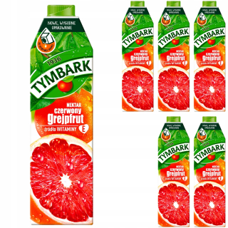 Tymbark Nectar Red Vitamin Grapefruit 6x 1l