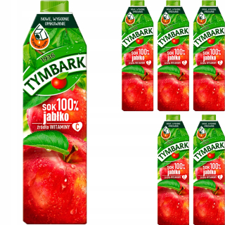 Tymbark 100% jablkový džús s obsahom vitamínu C 6x1l