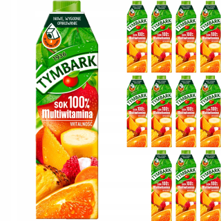 Šťava Tymbark 100% Multivitamín Multifruit 12x1l