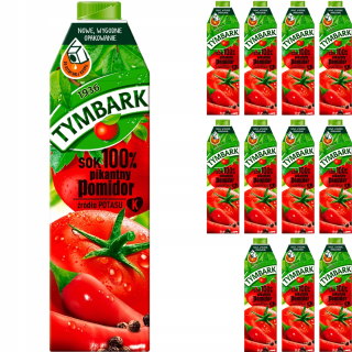 Tymbark Juice 100% paradajková pikantná 12x1l