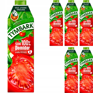 TYMBARK 100% JUSE BEZPEČNOSTI BEZPEČNOSTI CUKORA 6X1L