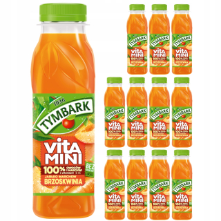 TYMBARK VITAMINI 100% Apple Peach 12x 300ml