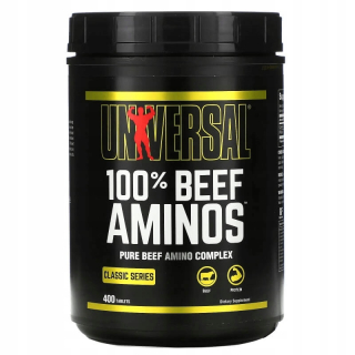 Aminokyseliny - Univerzálne 100% hovädzie mäso AMINOS 400 AMINOY KYSELY BCAA EAA