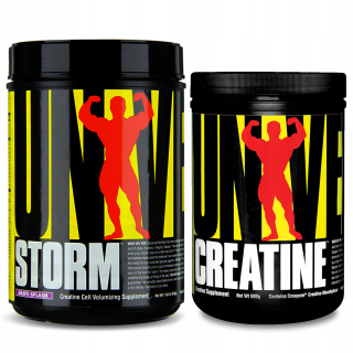 Kreatín - Universal Creaine 500g + Storm 759g Createine USA