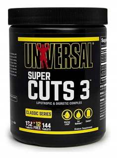 Spaľovač tuku - Universal Super Cuts 3 Lipotropické a diuretiká