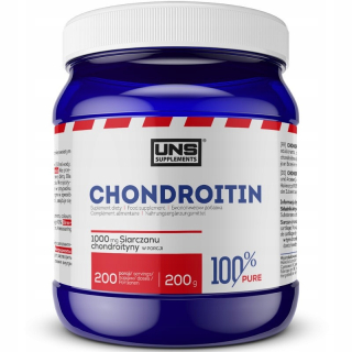Ochrana kĺbov -  UNT CHONDROITIN 200G Chondroitine kostné rybníky
