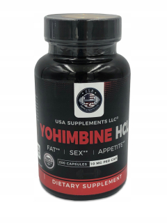 Spaľovač tuku - DOPLNKY USA 10mg 200 viečok Yohimbin Yohimbin