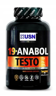 Testosterón - UsN 19-Anabol Testo 180 čiapky. Testosterón Booster
