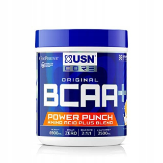 Aminokyseliny - USN BCAA Power Punch 400g Mandarin