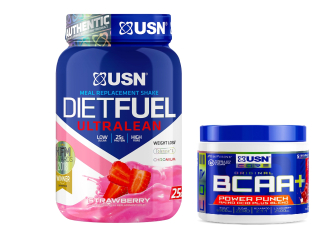 Gainer - USN Diéta Palivo 1000g Strawberry + BCAA 55G ZADARMO