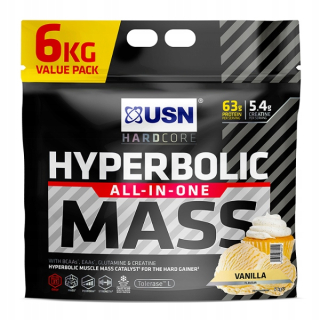 Gainer - Hyperbolická hmotnosť USN - 6 000 g jahody