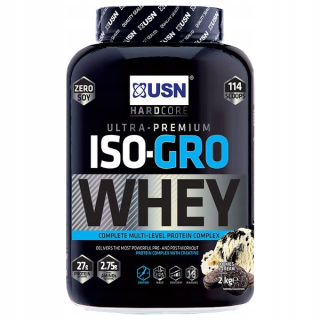 Proteín - USN ISO GRO WHOW - 2KG Cookie so smotanou