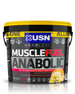 Gainer - USN Svalové palivo Anabolické - 4kg banán