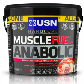Gainer - USN Svalové palivo Anabolické - 4kg Walnut Caramel