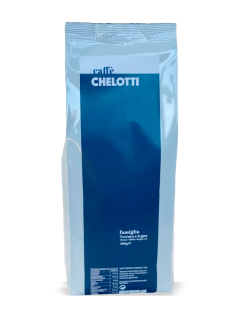 Zrnková káva -  Jedinečná káva pražená na dreve Famiglia CHELOTTI 1 kg
