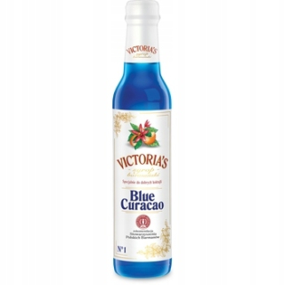 VICTORIA'S BLUE CURACAO barmanský sirup 490ml